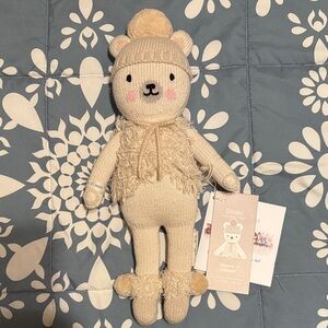 Cuddle + Kind Stella the Polar Bear, Little 13”, Hand-Knit Doll